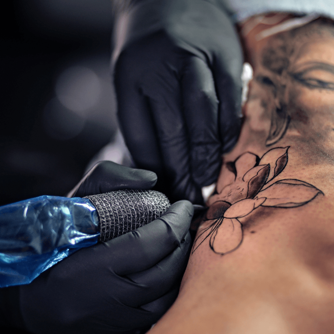 Do you put Vaseline on before tattooing?