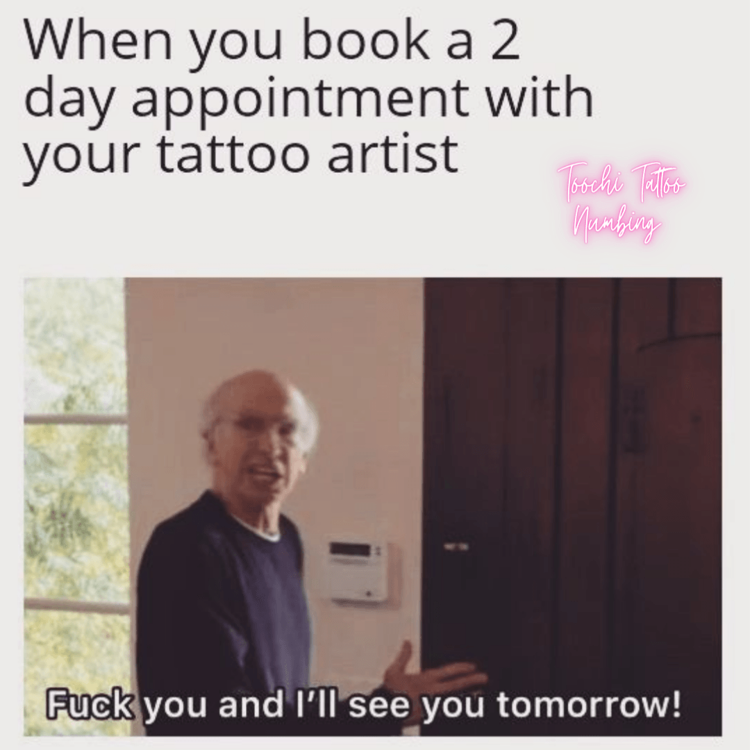 How long before a tattoo can you put numbing cream on? - Toochi Tattoo