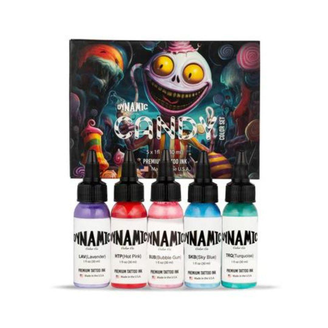 Dynamic Candy Ink Color Set 1 oz. Bottles Tattoo Supplies & Numbing Creams Toochi Toochi