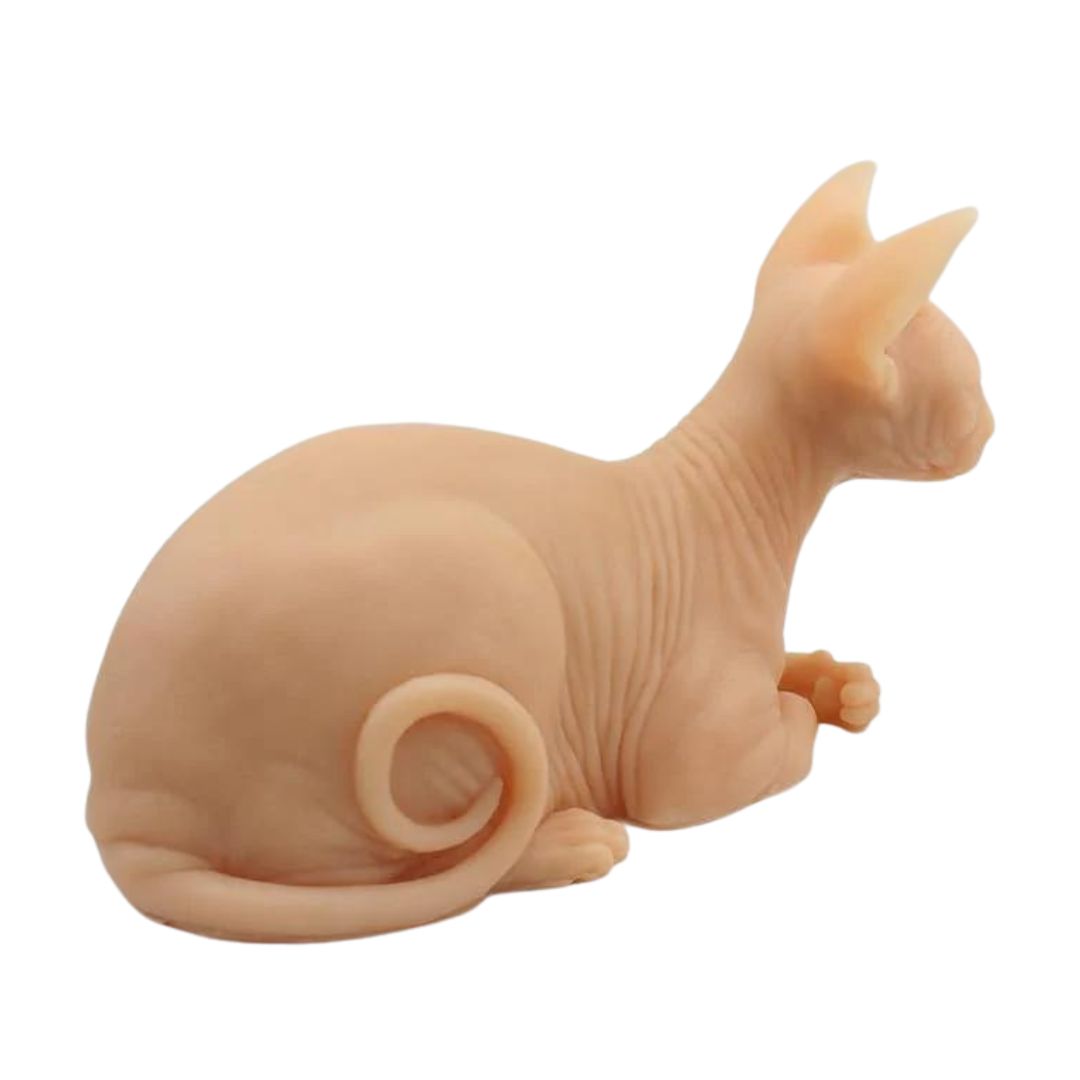 Tattooable Silicone Sphynx Cat
