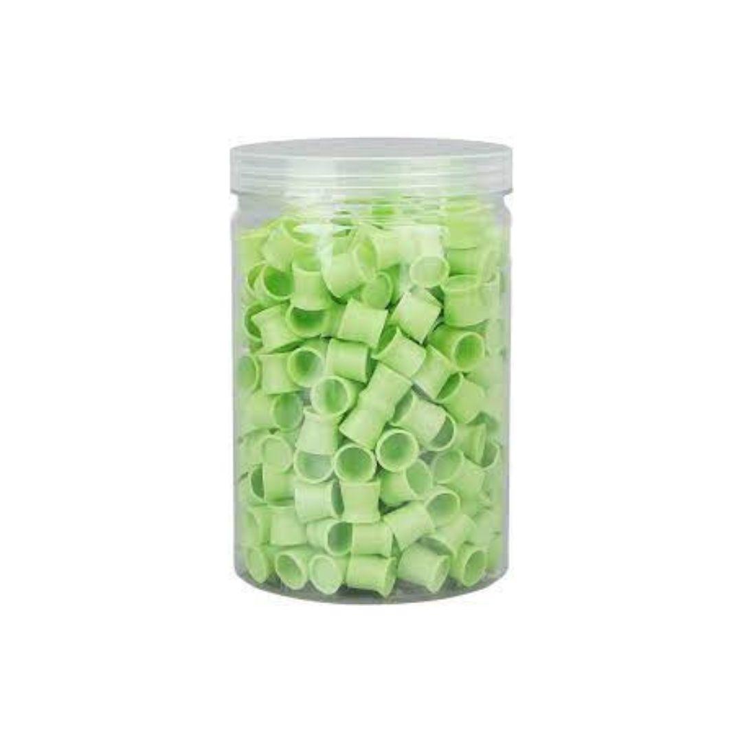 Green Silicone Tattoo Ink Cups 300pcs Toochi Tattoo