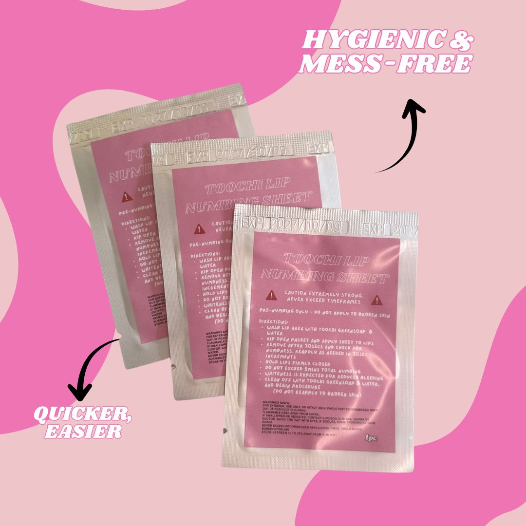 Toochi Lip Numbing Sheets