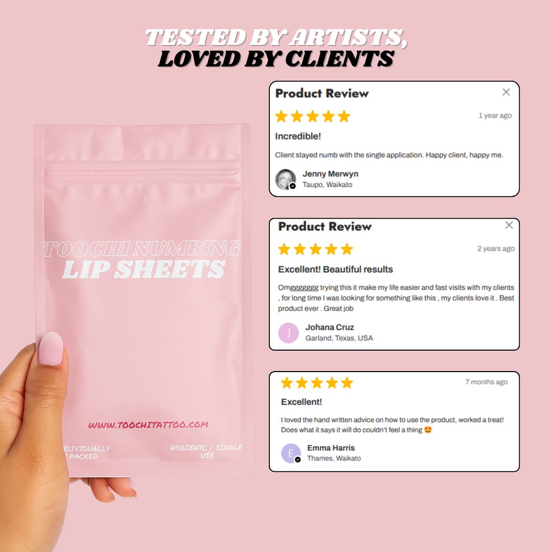 Toochi Lip Numbing Sheets