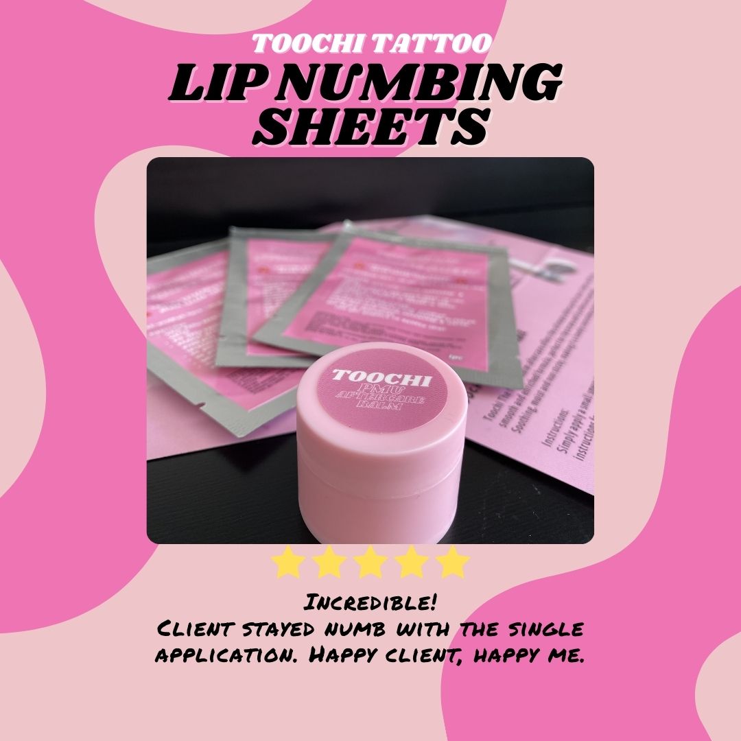 Toochi Lip Numbing Sheets