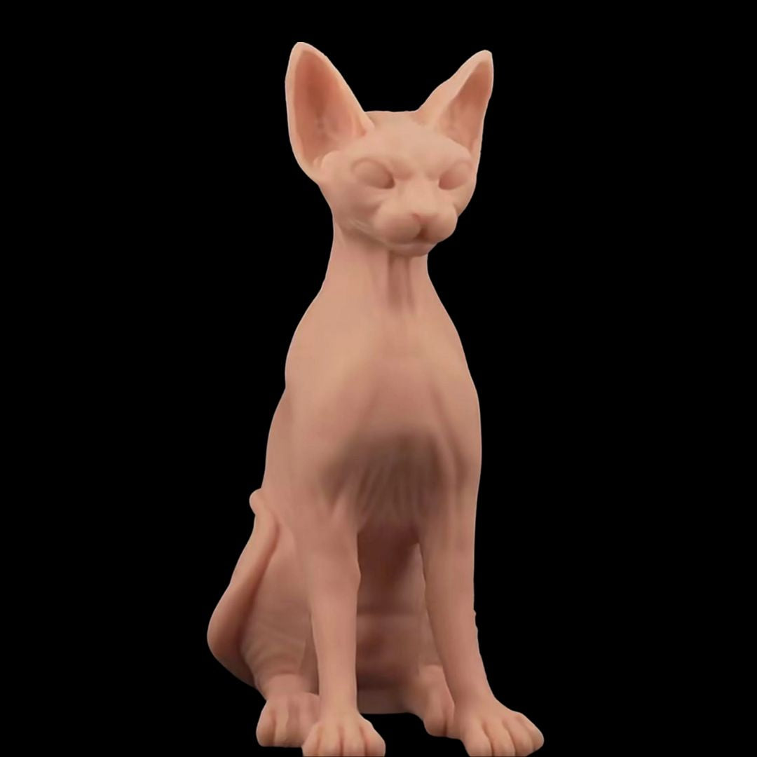 Tattooable Silicone Sphynx Cat