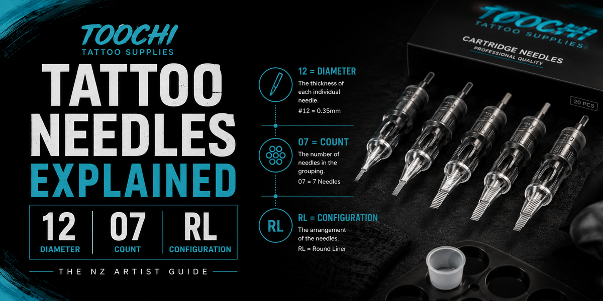 Tattoo Needle Guide NZ: Sizes, Types & Codes Explained