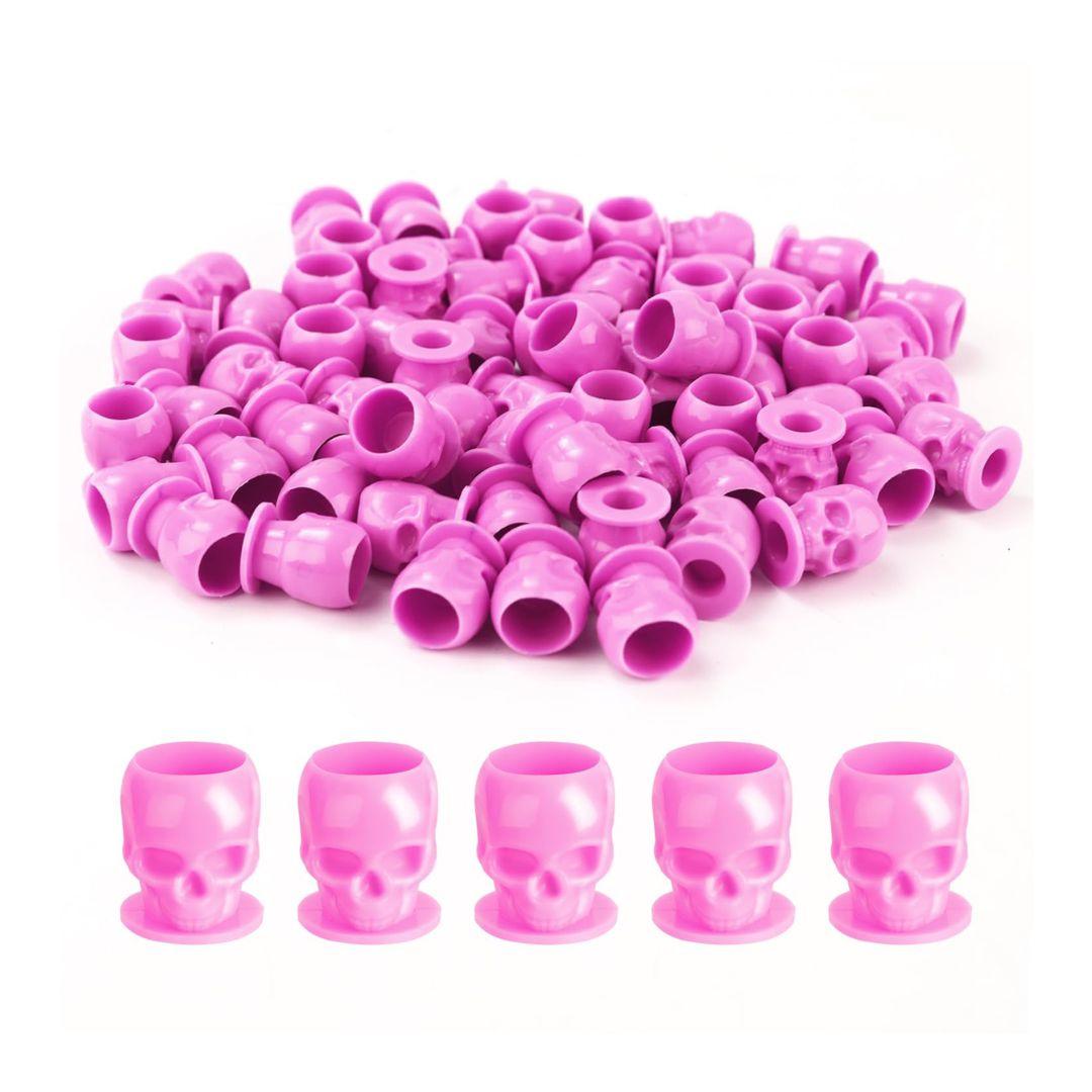 Skeleton Tattoo Ink Cups 100pcs - tattoo numbing aftercare cream | Toochi