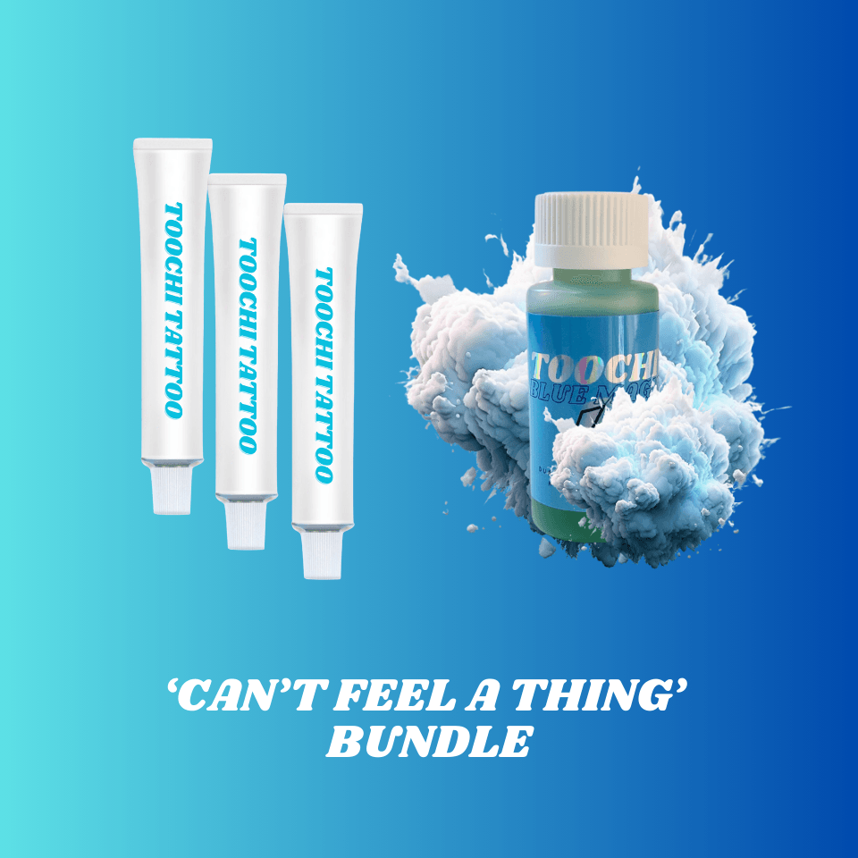 Can't Feel a Thing Bundle - tattoo numbing aftercare cream | Toochi