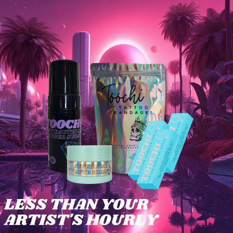 The 'Less Than Your Artists Hourly' Bundle - tattoo numbing aftercare cream | Toochi