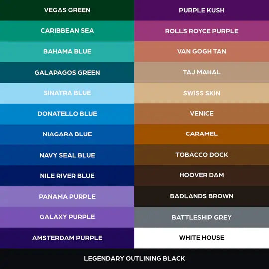 World Famous Colours - 1oz Individuals